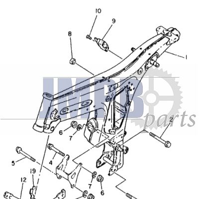 Onderdelen op tekening | Yamaha bromfietsen Onderdelen op tekening | Yamaha bromfietsen