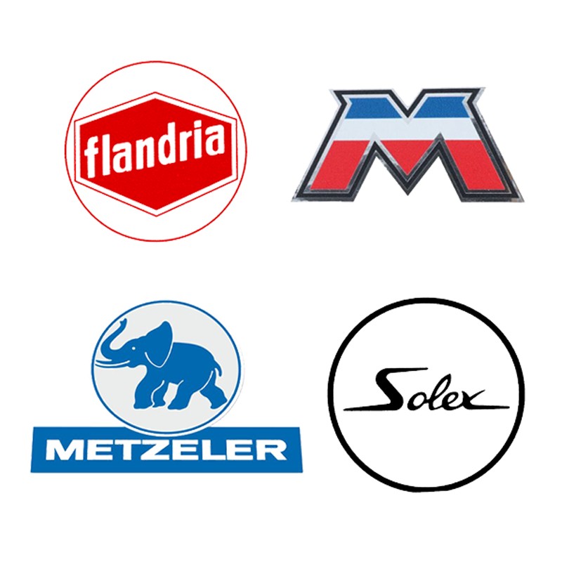 Stickers voor diverse Oldtimer bromfietsen Stickers voor diverse Oldtimer bromfietsen