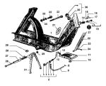 Exploded view tekeningen Vespa Ciao Exploded view tekeningen Vespa Ciao