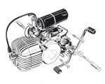 Kreidler 5 Versnellingen Indirect Kickstart | Exploded view Kreidler 5 Versnellingen Indirect Kickstart | Exploded view