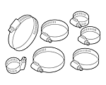 Slangklemmen, kabelklemmen, uitlaatklemmen & meer Slangklemmen, kabelklemmen, uitlaatklemmen & meer
