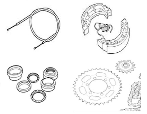 Mechanische onderdelen voor uw Tomos bromfiets Mechanische onderdelen voor uw Tomos bromfiets