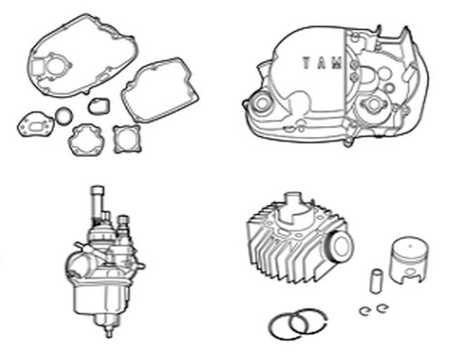 Yamaha Cilinders, Carburateurs, Lagers, Uitlaten & Meer Yamaha Cilinders, Carburateurs, Lagers, Uitlaten & Meer