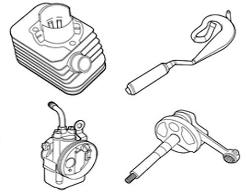 Gilera Citta – Carburateurs, cilinders, koppelingsdelen, krukassen & meer Gilera Citta – Carburateurs, cilinders, koppelingsdelen, krukassen & meer