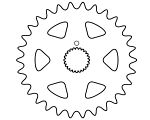 Tomos tandwielen, voor, achtertandwielen & kettingen Tomos tandwielen, voor, achtertandwielen & kettingen