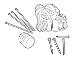 Diverse bouten, moeren, afdekdoppen & meer Diverse bouten, moeren, afdekdoppen & meer