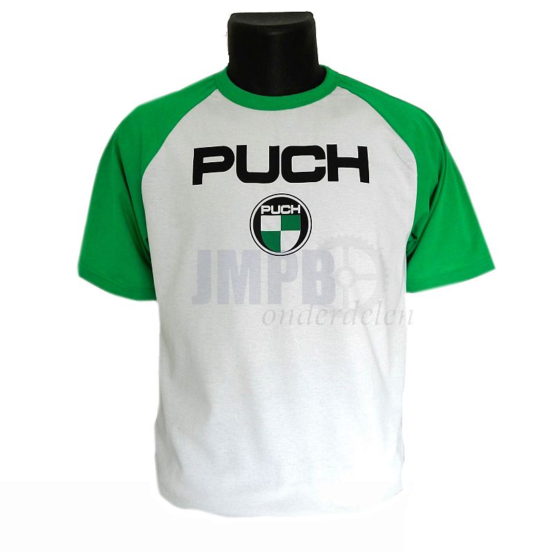 toewijzing moeilijk Mening T-Shirt Puch Classic Wit/Groen