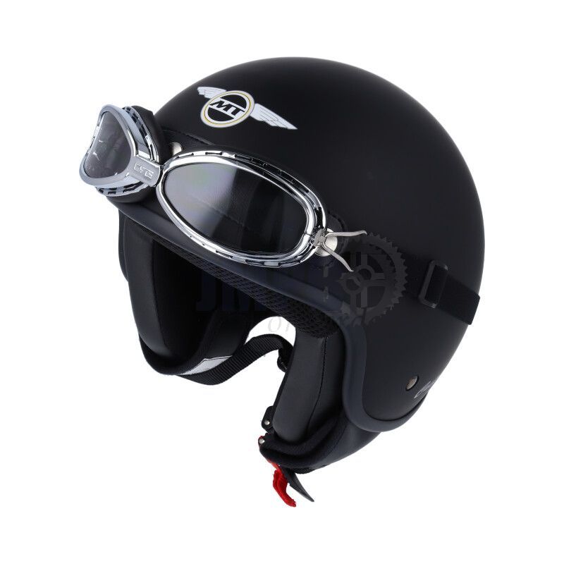 Gevlekt Miles geïrriteerd raken Jet helm Custom Bril - MT Helmen