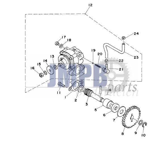 Oliepomp Yamaha FS1 DX