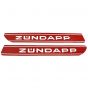 Tankstickers Zundapp 517-35/529 Rood/Wit