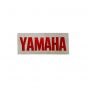Sticker Yamaha Rood op Chroom 51X20MM