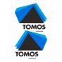 Tankstickerset Tomos NTX Blauw/Zwart