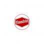 Sticker Flandria Logo Rood/Wit 41MM