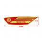Stickerset Special Sachs Rood/Geel