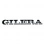 Gilera Sticker `Turbo` Zwart 235X28MM