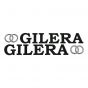 Stickerset Gilera + Logo Groot Zwart
