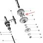 Cilinderstift Kreidler 3V Schakelmechanisme
