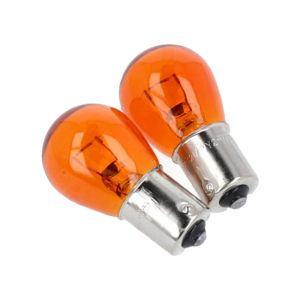 Lamp BAU15S 12V PY21W Oranje - 2 Delig