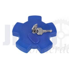 Tankdop met Slot Honda MB/MT Blauw