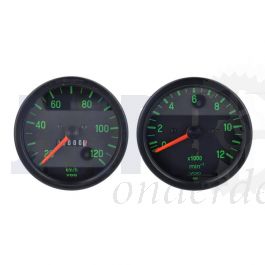 KM Klok + Toerenteller set VDO Replica Kreidler