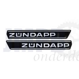 Tankstickers Zundapp Zwart/Wit