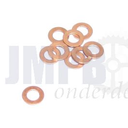Koperring 6X10X1,5MM Din 7603A
