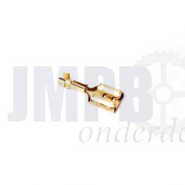 Vlakstekkerhuls Ongeisoleerd 6.3MM