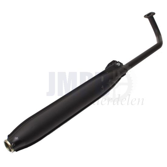 Uitlaat Tomos Speedy Zwart Revival/Funtastic/Streetmate