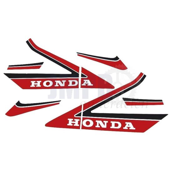 Stickerset Honda MB50 Rood/Wit/Zwart als orgineel