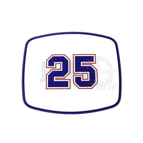 Sticker Koplampspoiler "25" Zundapp HAI