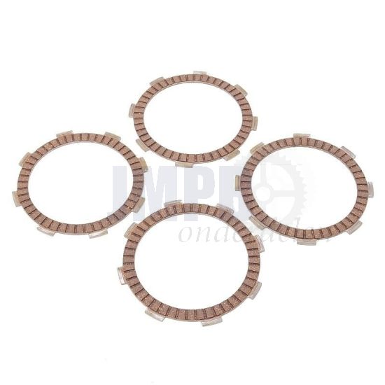 Koppelingsplaatset 4-Delig Newfren Honda 50/80CC