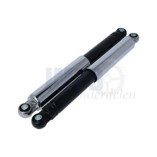 Schokbrekerset Zwart/Chroom Gesloten IMCA 310MM