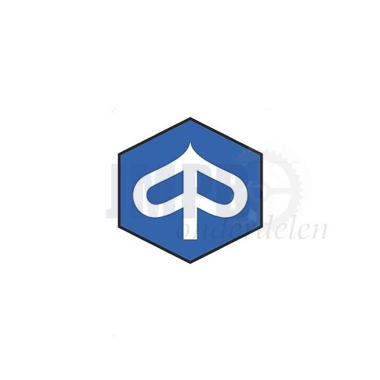Sticker Piaggio Logo Zeskant 55MM 