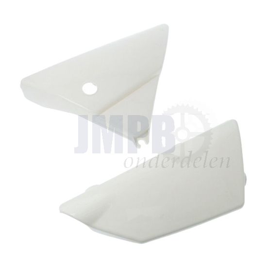 Zijschermset Wit Yamaha DT50/80MX