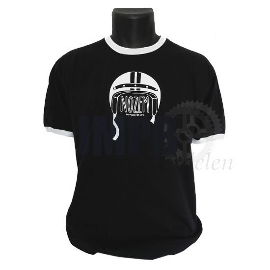 T-Shirt Nozem Zwart/Wit
