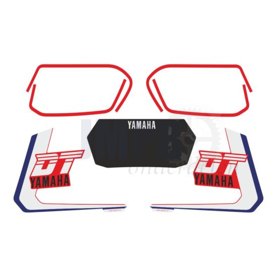 Stickerset Yamaha DT Blauw/Wit/Rood