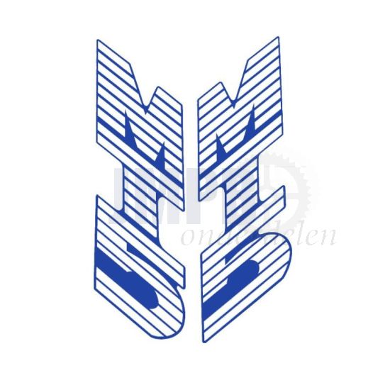 Stickerset Tank Honda MT5 Blauw/Wit