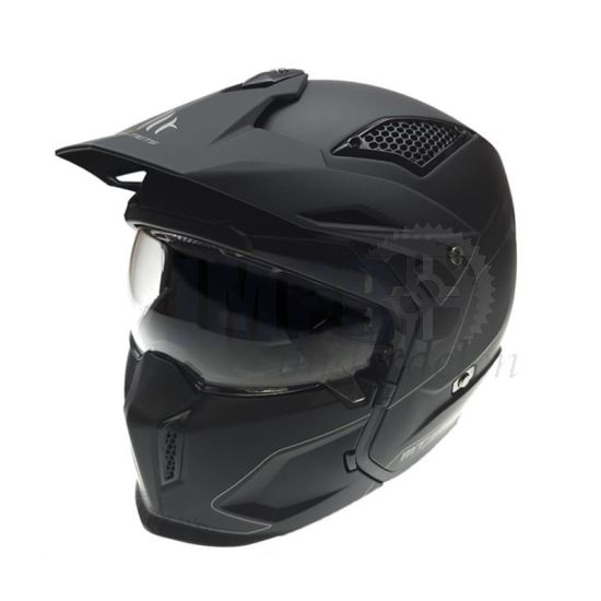 Helm Streetfighter Convertible Mat Zwart 