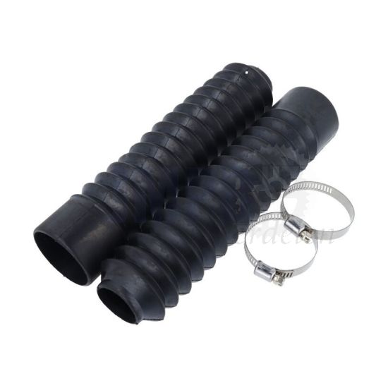 Voorvorkhoesset Zwart Honda MT Kort