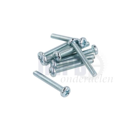 Bolcilinderschroef Verzinkt M4X30 Din 7985H