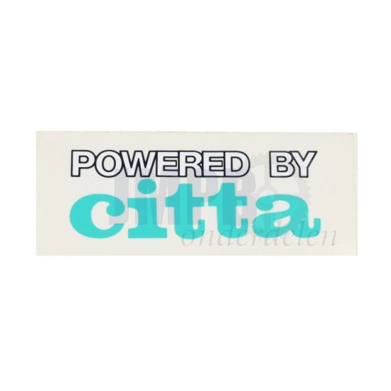 Sticker "Powered by Citta" Groen NOS