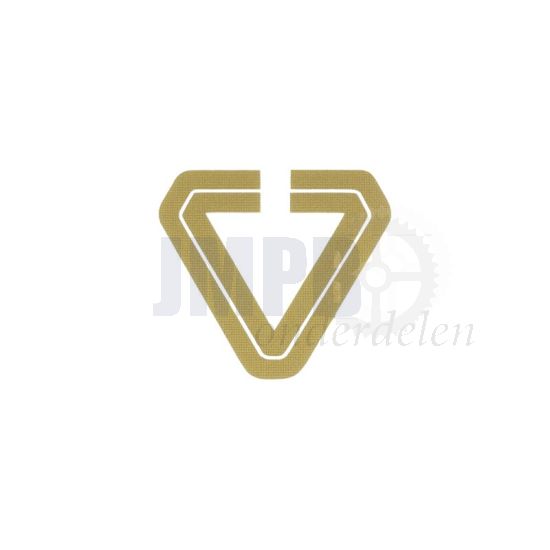 Sticker Van Veen Goud