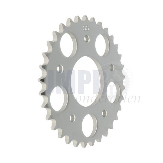 Achtertandwiel Kreidler Breed 33 Tands