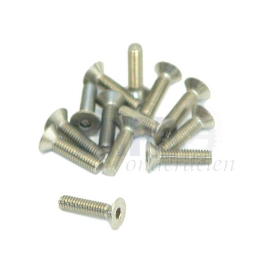 Inbusbout M4X16 RVS Verzonken