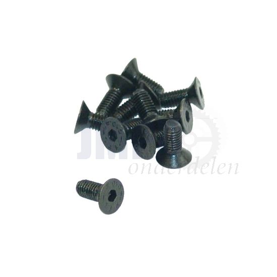 Inbusbout M5X12 Verzonken Zwart