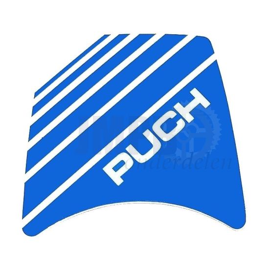 Sticker Koplampspoiler Puch Maxi Blauw
