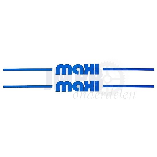 Stickerset Maxi Zijscherm Blauw 235X20MM