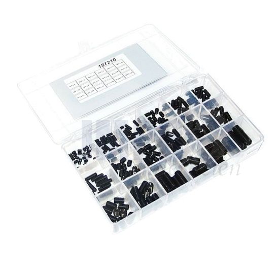 Assortimentset Stelschroeven BZK Din 916 - 245 Delig