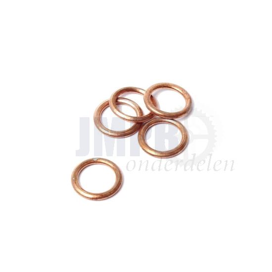 Koperring Gevuld 8X12X1.5MM Din 7603C