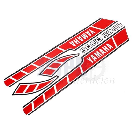 Stickerset Yamaha RD50M Rood/Wit